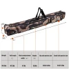 Cottonwood Fishing Rod Gear Bag Hold up to 4 fishing rods tackle bag with Adjustable Shoulder Strap for fishing