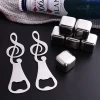 Creative bar wine supplies stainless steel quick-frozen ice bottle opener beverage whisky metal ice particles