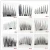 Import Creative NEW trend 3D magic reusable magnetic eyelashes hand made silk/fiber/mink double/single/three magnet false eyelashes from China