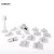 Import Cubilox Washroom Panel Accessories Compact Laminate Cubicle Toilet Partition Bathroom Partition Accessories Set from China