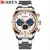 Import CURREN 8355  Military Quartz Watches Silver Clock Mens Quartz Stainless Steel Chronograph Watch for Men Casual Sporty Watch from China