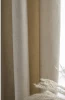 Curtain fabric shading and thickening finished products splicing solid cotton and ramie Nordic meteor fabric