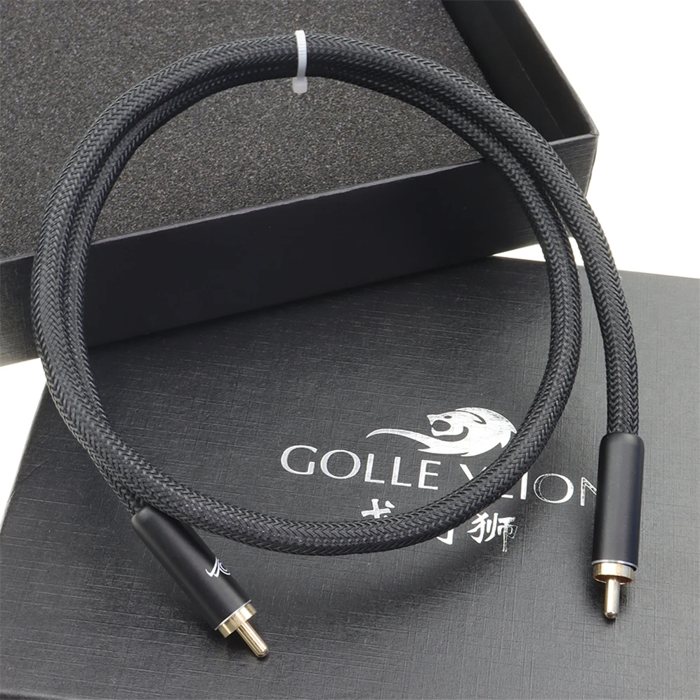 Custom 6.5mm RCA outdoor performance video cables black jacket stereo jack MALE-MALE extension audio cables