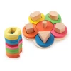 Custom Baby 3D Puzzle Tools Intelligent Montessori Teaching Aid Kids Shape Sorter Wooden Educational Toys