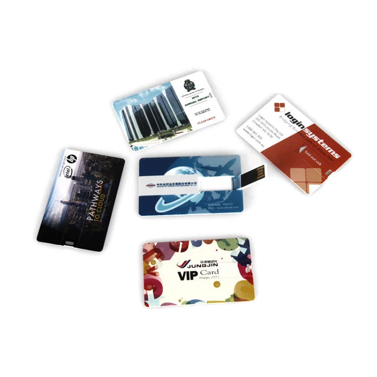 Custom business card pen drive USB usb flash memory card 16GB credit card usb flash drive free sample
