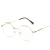 Import Custom China Gold Metal Round Men Fashion Retro Glasses Optical Frame Vintage Eyeglasses Eyewear from China