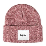 Custom Design Womens Knitted Winter Hats/Custom Woven Patch Winter Beanies Hats