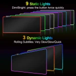 Custom Desk Playmats LED Large Light RGB mouse and keyboard pad Gaming Mousepad XXL  rgb Mouse Pad