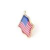 Custom Enamel Soft Metal United States USA Hat Tie Tack Flag Lapel Pin