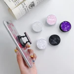 Custom Fashion Accessories shell  Mobile Phone Finger Grip, stand expanding stand grip universal bracket finger ring custom logo
