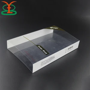 Custom Folding Clear PP Matte Hard Case Sleeve, Cosmetics Packing Box Sleeve