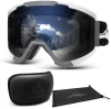 Custom Goggles, Color Logo Etc, Ski Goggles Anti-Fog Non-Slip Anti-UV Multi-Layer Splicing Lens With Strong Magnetic Adsorption