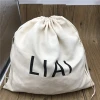 Custom large suede drawstring dust bag for shoes/clothes/handbag
