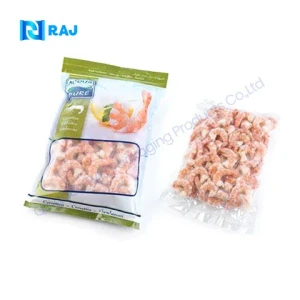 Custom Logo Food Grade Back Seal Pouch Mylar Bags Frozen Food Packaging Bag For Frozen Instant Food