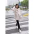 Import Custom-made best-selling womens polyester fiber spliced coats, fashionable ladies coats from China