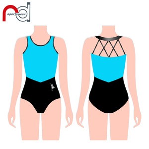 Custom Made Leotard sleeveless in Training Dancewear Sublimation Leotard For Girls Gymnastics