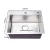 Import Custom Made Restaurant Dish Washing Sinks 304 Stainless Steel Silver Brushed Kitchen Sink from China