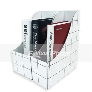 Custom Paper Cardboard Office Desk Stationery File Magazine Organizer Folder Holder