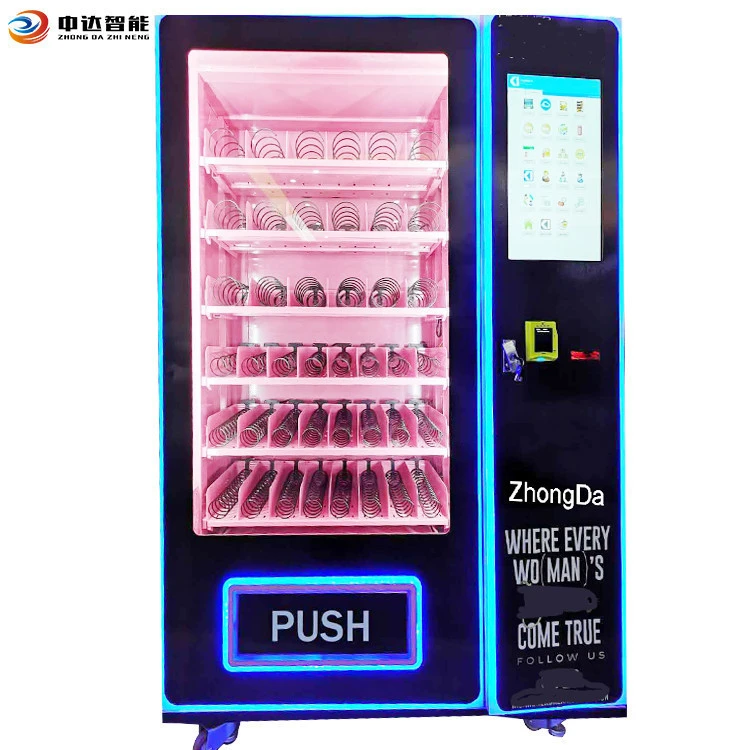 Custom pink hair wigs eyelash band vending machine