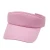 custom plain sun visor cap for sun protection with towel fabric sweatband  for women