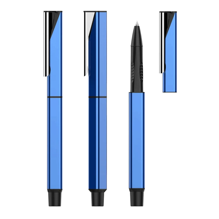 Custom Refill Ink Pen Heavy Metal Ballpoint Pen 0.5Mm Black Ink Pen Refills