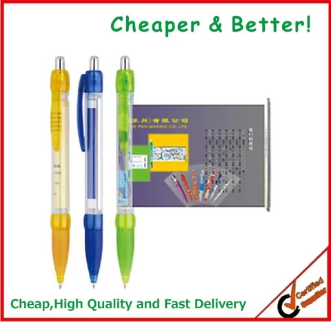 Custom Retractable promotional pull out banner pen