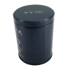 Custom Round Black Tea Packaging Metal Chinese Cans Box Tea Tin