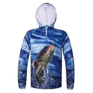 Custom sportswear clothes quick dry anti uv long sleeve shirt fishing jersey wear , mens clothing, sublimation fishing jacket
