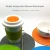 Import Custom stocked Round Square Tableware Pad Placemat folding Table Mat Bowl Mat Washable Place Mat from China