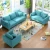 Import Customizable Modern Art Antique Leisure Blue Color House Living Furniture 2 seaters Fabric Sofa from China