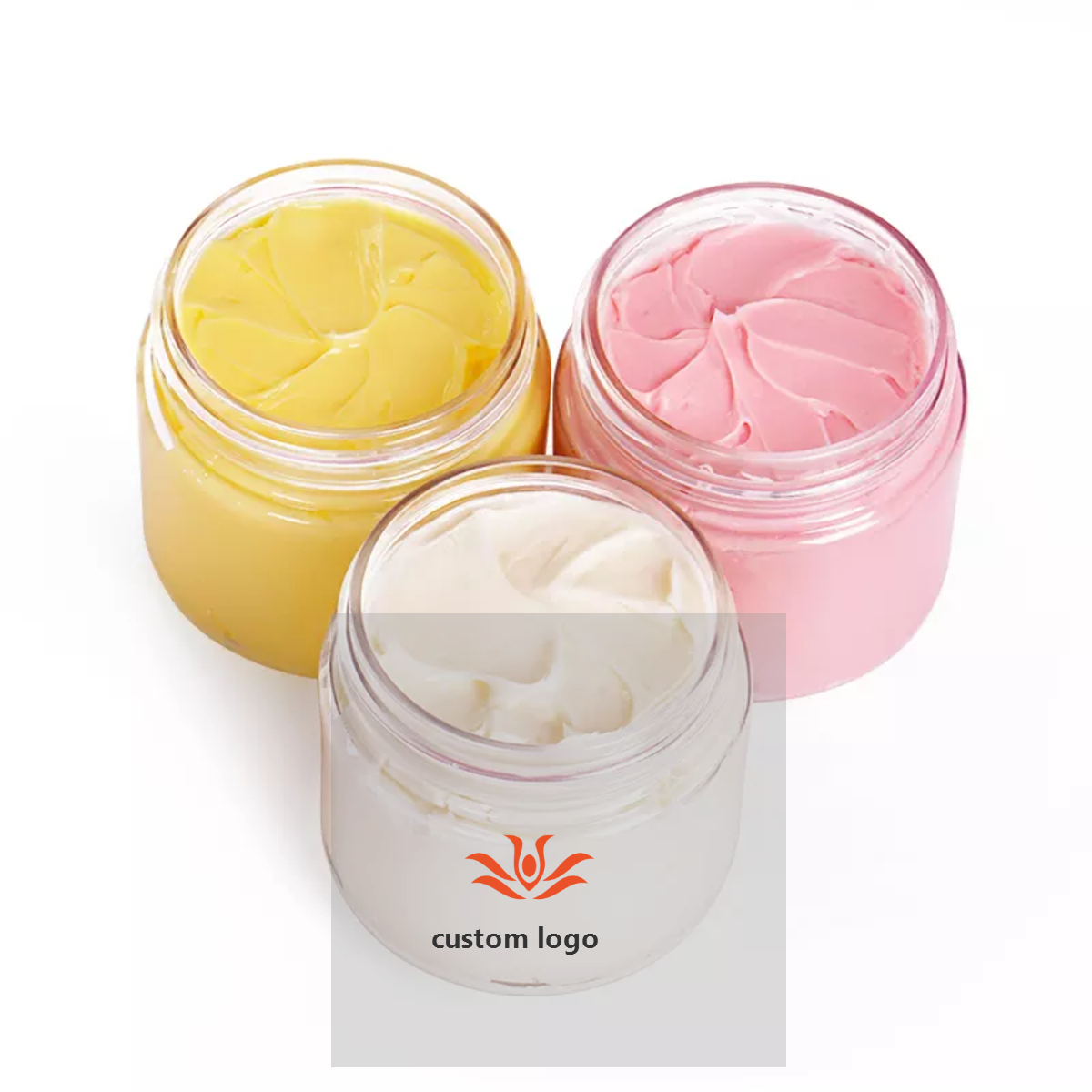 Customize Private Label Organic Moisturizing Vanilla Coconut Rose Whipped Raw Shea Body Butter
