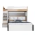 Import Customize triple bunk beds double decker bed with slide from China