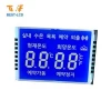Customized 5V STN Blue Negative Transmissive segment LCD Display with White Backlight For Water Heater&other Home Appliances