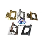 Customized Marine Industry Kitchen Hardware 304 Stainless Steel Brass Folding Butt Door Cabinet Hinges