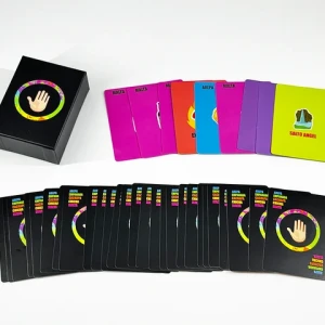 Customized Paper Drinking Party Card Game With Box Custom Printing Paper Adult Funny Playing Game Cards