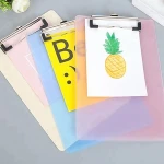 Customized Size A3 A4 A5 Waterproof PP PS PVC Plastic Clipboard