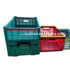 Customized stackable and nestable vented food harvest plastic crate farm crates for agriculture