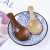 Import Cute Style Personalized Logo Coffee Bean Milk Salt Tea Sugar Measuring Wood Spoon With Short Handle from China
