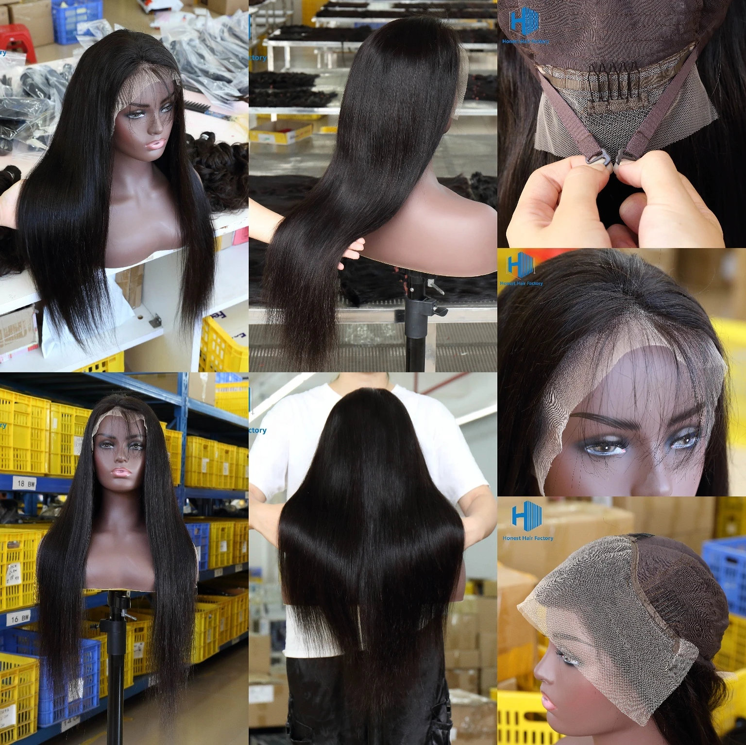 Cuticle aligned Virgin wig straight human hair brazilian 360 lace frontal wig HD,Raw swiss closure human hair wig lace front