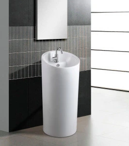 Cyg-4001big Bathroom Wash Basin Ceramic Pedestal Sink Designs