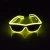 Import Dancing Party Favors El Products Light Flashing Neon Wire Frame Glasses from China