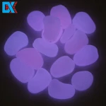 Decorative glow in the dark landscape pebble stone