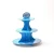 Import Dessert Stand Party DIY Round Display Stand Foldable Three-Layer Paper Cake Stand from China