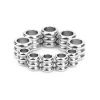 different size tube shape stainless steel jewelry metal beads for bracelet