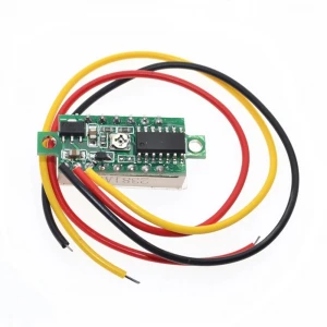 Digital LED Panel Voltage Meter 0.28 inch 3 Wires Digital Voltmeter Blue Red Green Yellow LED Display DC 0-100V