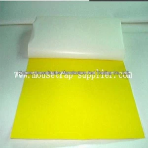 Disposable Flying Insects Glue Yellow Sticky Paper Card Board Pest Killer Trap