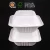 Import Disposable takeaway fast food bulk pack paper clamshell from China