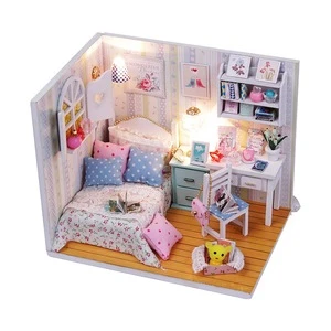 DIY Dollhouse Furniture House Room Model Gift Set