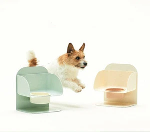 Dog Cat bowl Korea Made Revolutionary adjustable stone bowl Pet feeder dog feeder dog bowl pet food storage utensil
