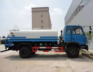 Dongfeng 4x2 LHD 10000 liter Water Tanker Bowser Sprinkler Transport Tank Truck price for sale